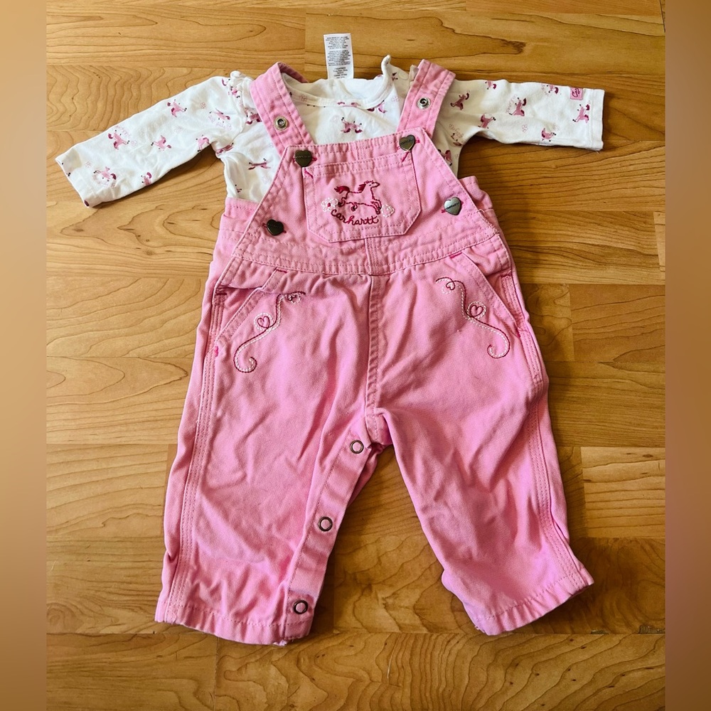 Carhartt baby bibs and onesie